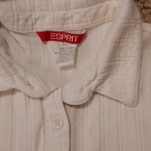 Esprit button down shirt girls size M - Picture 2 of 3